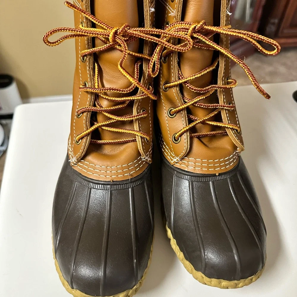 LL bean womens duck‎ boots size 8m